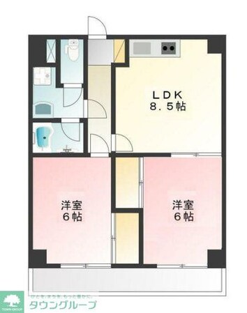 アゼリア府中の物件間取画像